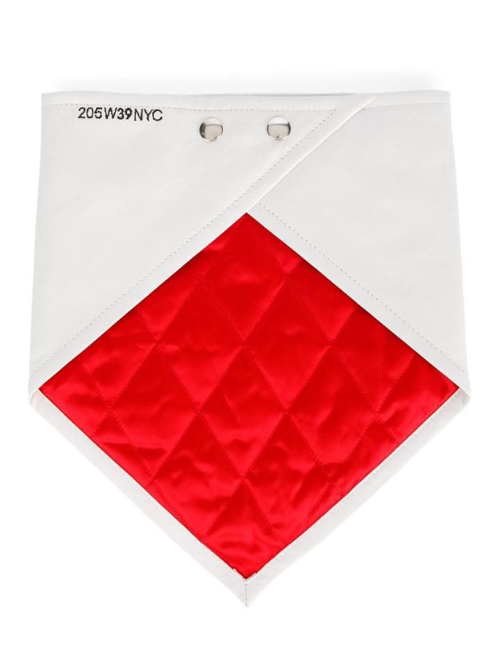 Calvin Klein 205w39nyc Logo Fitted Neck-scarf - White