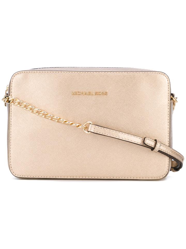Michael Kors - Jet Set Crossbody Bag - Women - Leather - One Size, Grey, Leather