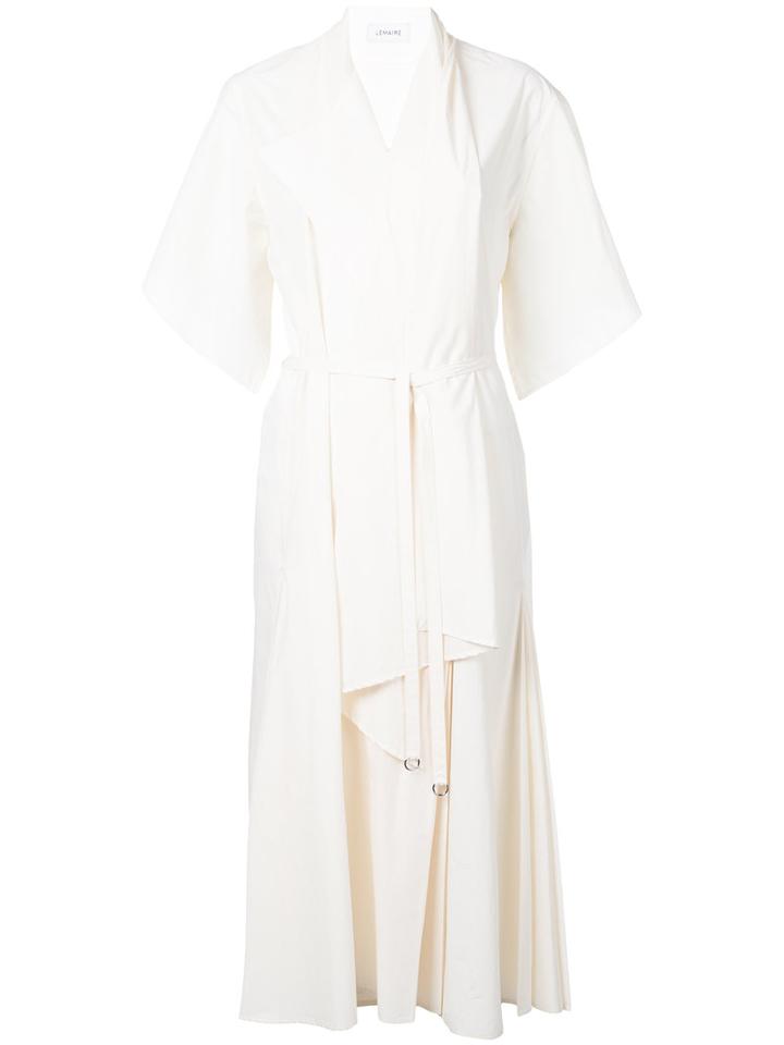 Lemaire - Foulard Dress - Women - Cotton - 34, Nude/neutrals, Cotton