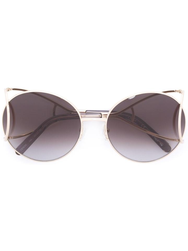 Chloé Eyewear Jackson Sunglasses - Metallic