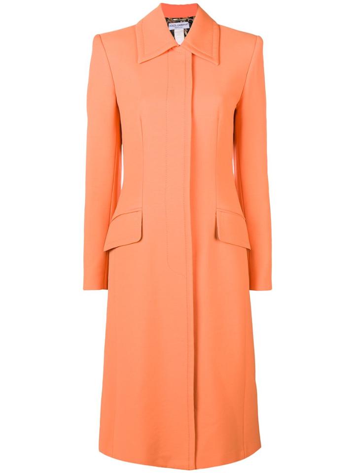 Dolce & Gabbana Vintage Long Coat - Yellow & Orange