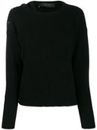 Federica Tosi Long-sleeve Knitted Sweater - Blue