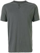 Transit Buttoned T-shirt - Grey