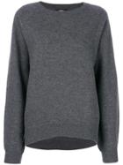 Theory Felted Knit Sweatshirt - Grey