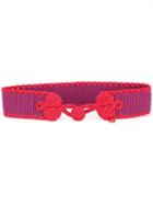 Yves Saint Laurent Vintage Woven Belt, Women's, Size: 40, Red