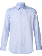 Simeone Napoli Classic Shirt, Men's, Size: 38, Blue, Cotton