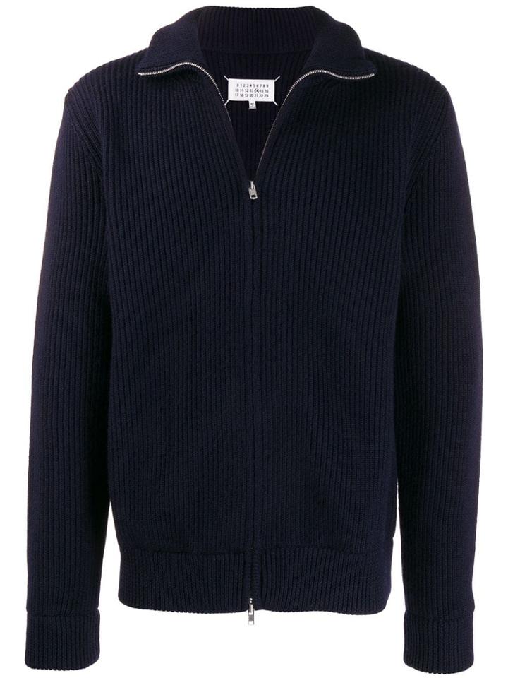 Maison Margiela Knitted Jacket - Blue