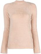 Forte Forte Round Neck Jumper - Nude & Neutrals