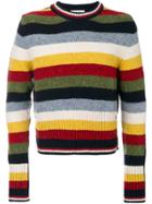 The Elder Statesman Cashmere Tie-dye Effect Jumper - Blue