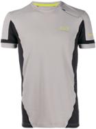 Ea7 Emporio Armani Contrasting Panels Sports T-shirt - Grey