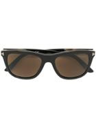 Tom Ford Eyewear Square Shaped Sunglasses - Brown