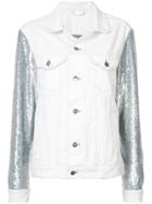 Iro Nanopo Glitter Sleeve Jacket - White