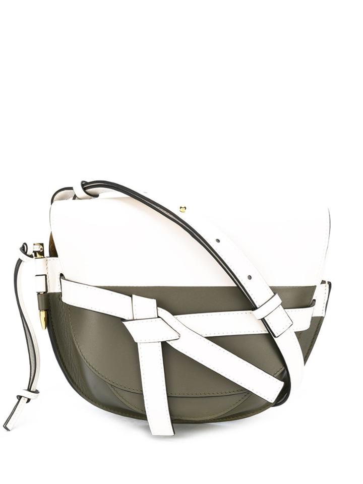 Loewe Colour-block Gate Bag - Grey