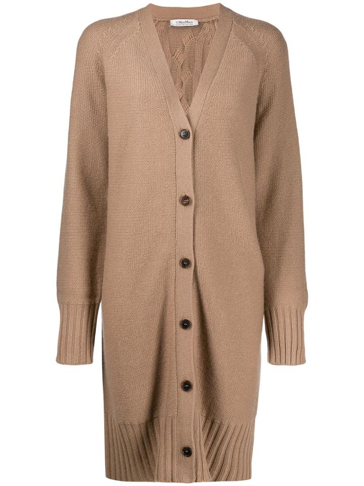 's Max Mara Button Up Cardigan - Neutrals