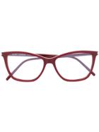 Saint Laurent Eyewear Sl259 Squared Frame Glasses