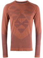 Kiko Kostadinov Geometric Slim Jumper - Orange