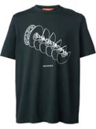 Komakino Front Print T-shirt, Men's, Size: Xl, Blue, Cotton