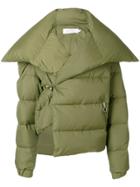 Marques'almeida Waterproof Asymmetric Jacket - Green