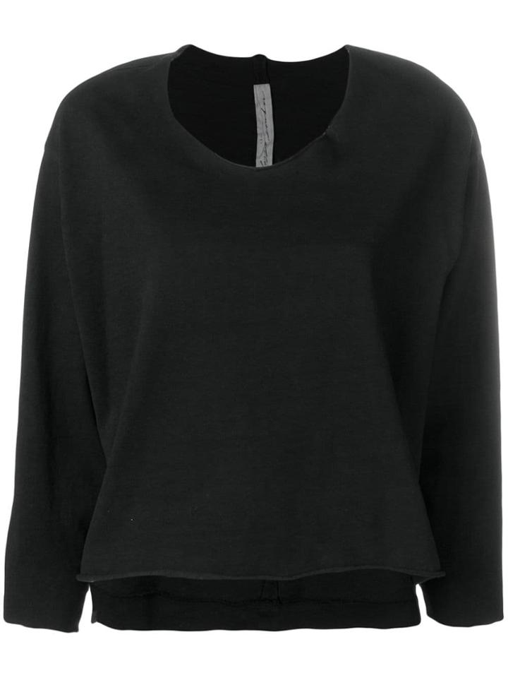 Raquel Allegra Cropped Jumper - Black