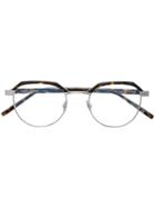 Saint Laurent Eyewear Round-framed Glasses - Metallic