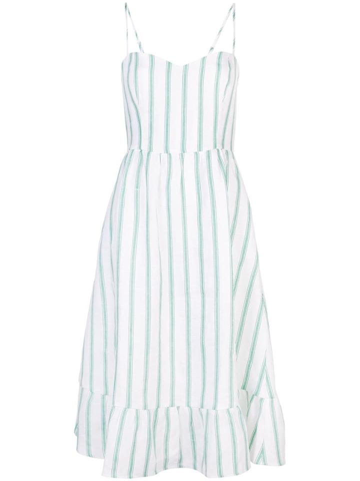 Reformation Eileen Striped Dress - White