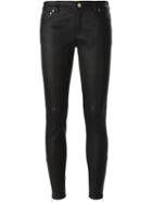 Michael Michael Kors Skinny Trousers, Women's, Size: 12, Black, Lamb Skin