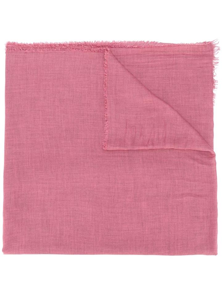 Faliero Sarti Fine Knit Scarf - Pink