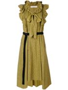 Golden Goose Deluxe Brand Asymmetric Check Dress - Black