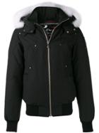 Moose Knuckles Fur Hooded Jacket - Black