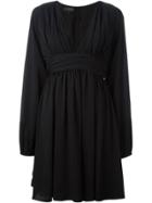 Giambattista Valli V Neck Circle Dress - Black