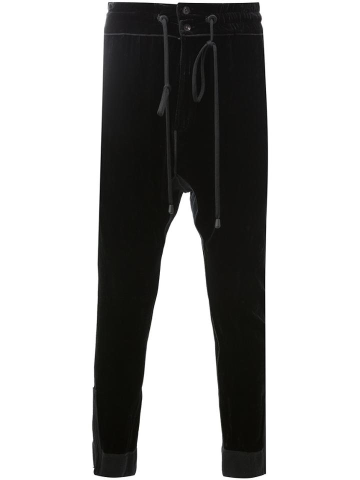 Di Liborio Drawstring Track Pants - Black