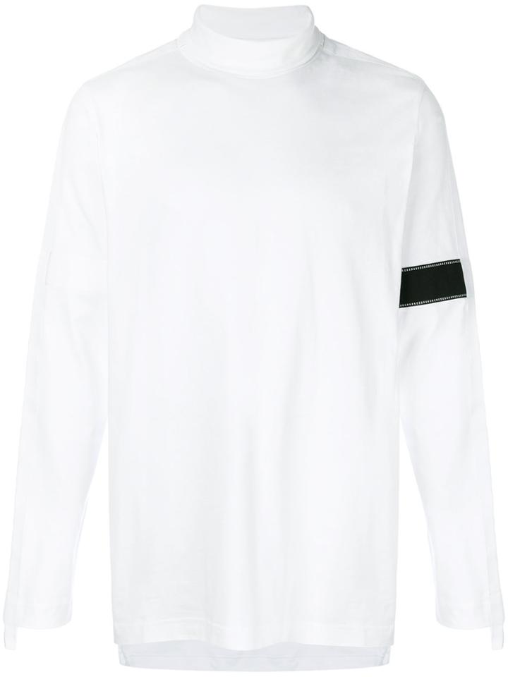 Oamc Outlined Turtleneck Sweatshirt - White
