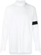Oamc Outlined Turtleneck Sweatshirt - White