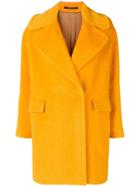 Tagliatore Soft Textured Style Coat - Orange