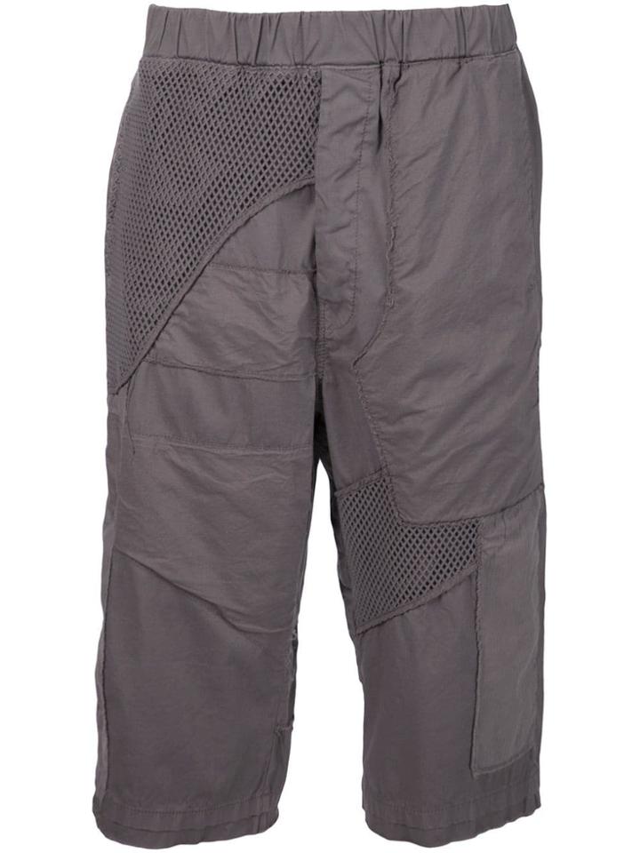 Alexandre Plokhov Mesh Panel Bermuda Shorts - Brown