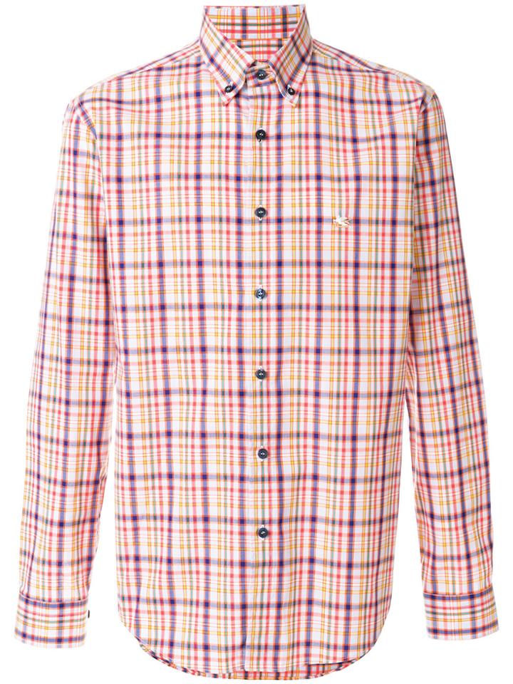 Etro Checked Button-down Shirt - Multicolour