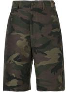 Junya Watanabe Man Camouflage-print Bermuda Shorts - Green