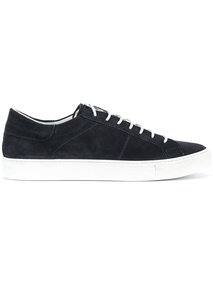 Low Brand Lace-up Sneakers - Blue