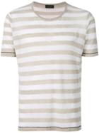 Roberto Collina Striped T-shirt - Nude & Neutrals