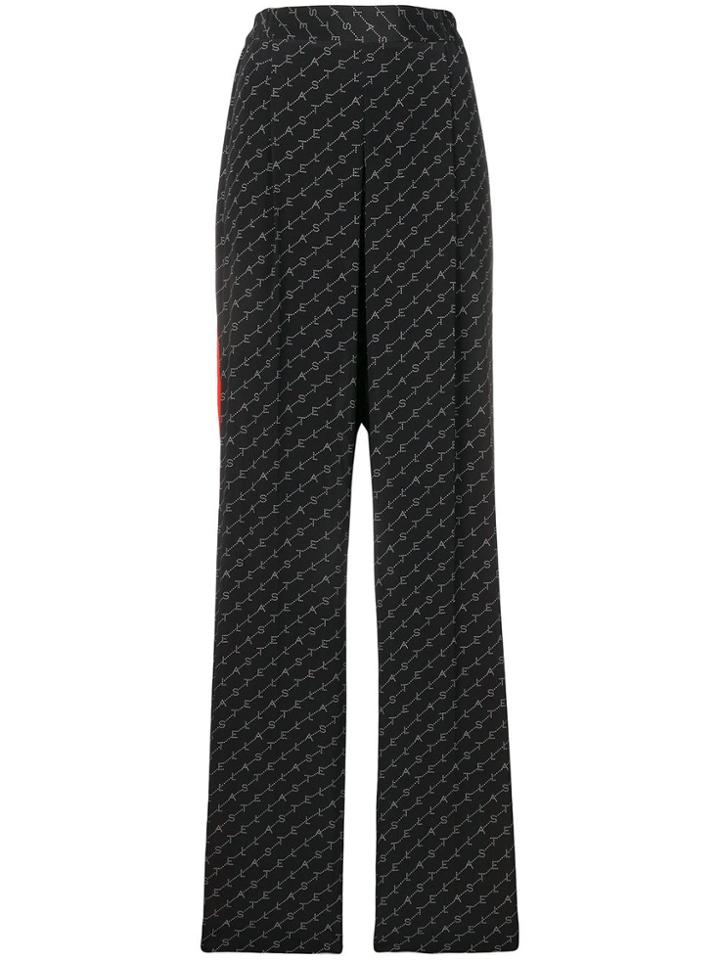 Stella Mccartney Logo Trousers - Black