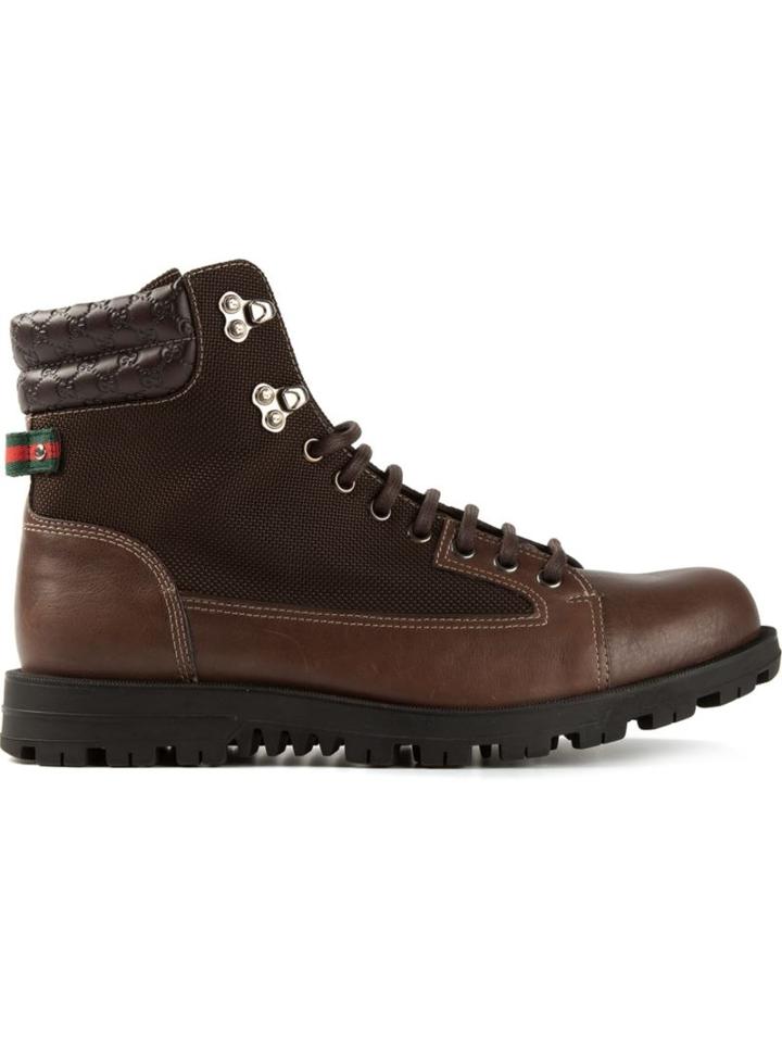 Gucci Military Style Boots
