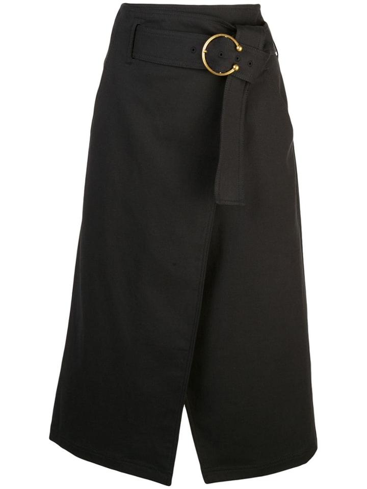 A.l.c. Belted Midi Skirt - Black