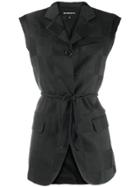 Ann Demeulemeester Checkerboard Gilet - Black