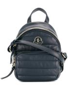 Moncler Quilted Mini Backpack Crossbody - Blue