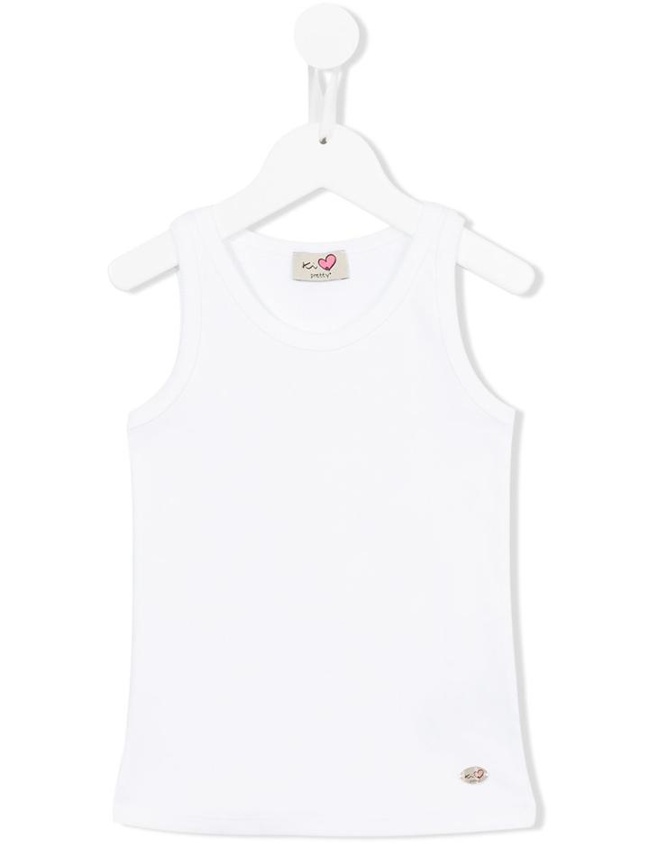 Ki 6 Kids Classic Tank Top, Girl's, Size: 6 Yrs, White