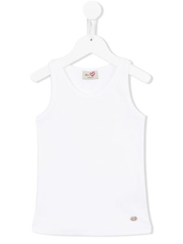 Ki 6 Kids Classic Tank Top, Girl's, Size: 6 Yrs, White