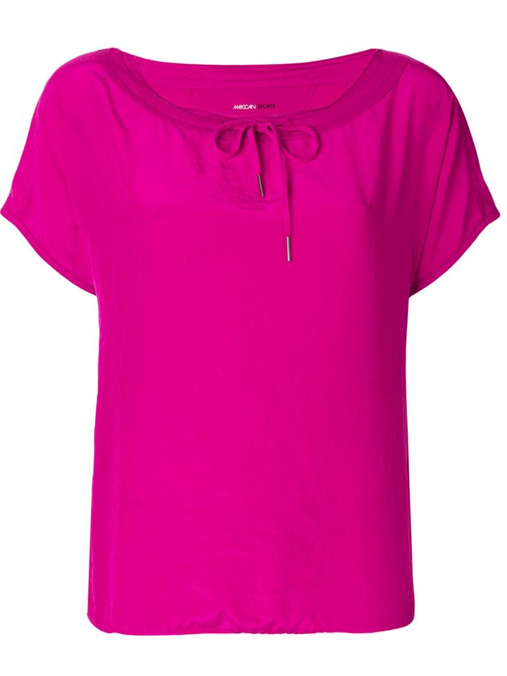 Marc Cain Tie Detail Top - Pink & Purple