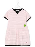 Rykiel Enfant Apple Print Striped Dress, Girl's, Size: 6 Yrs, Pink/purple