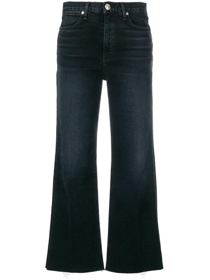 Rag & Bone /jean Mid-rise Flared Jeans - Blue