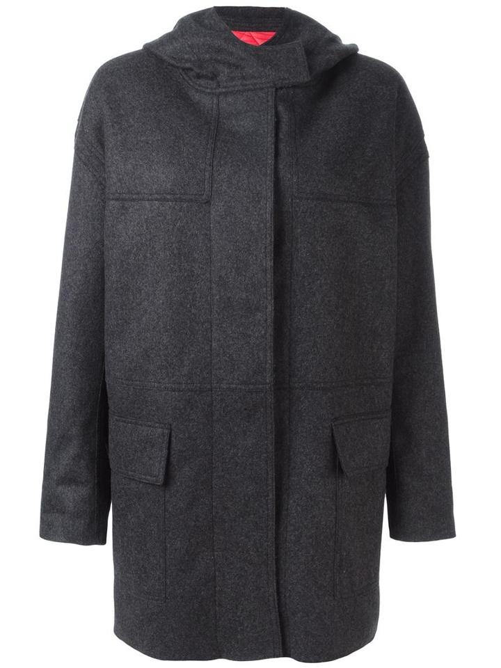 Isabel Marant Étoile - 'elton' Coat - Women - Polyamide/cashmere/virgin Wool - 36, Grey, Polyamide/cashmere/virgin Wool